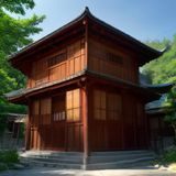 乡村野光主美术师头像照片，短发女性微笑面对镜头，工作室背景光线柔和